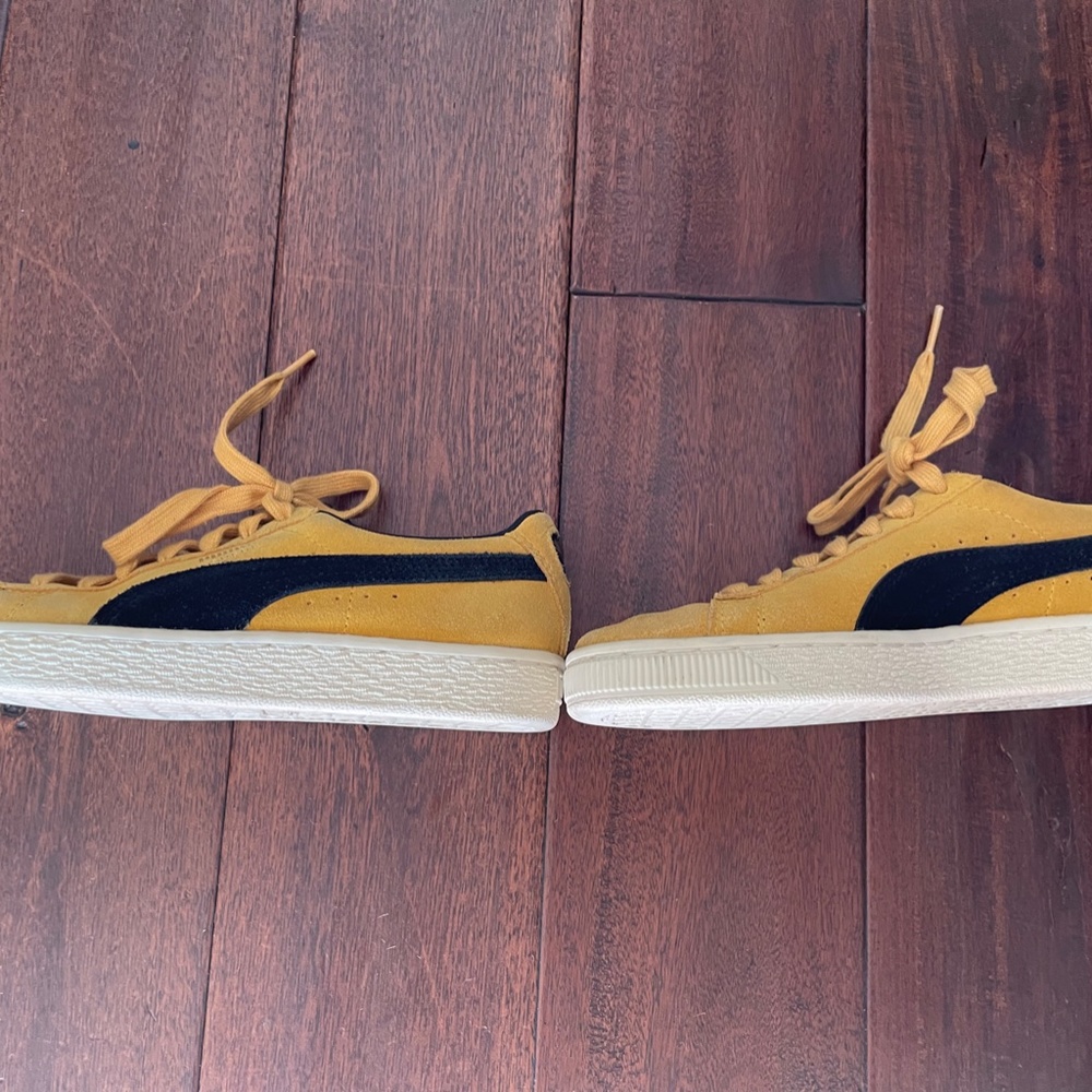 Yellow Gold Puma Shoes